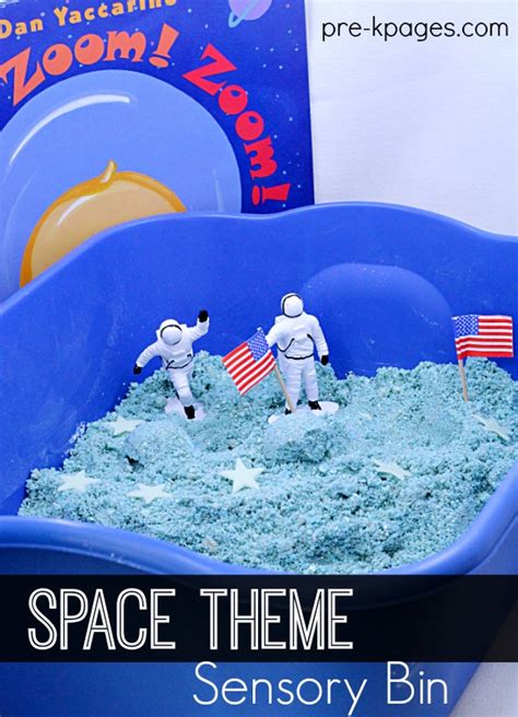 Space Themed Sensory Bin Pre K Pages