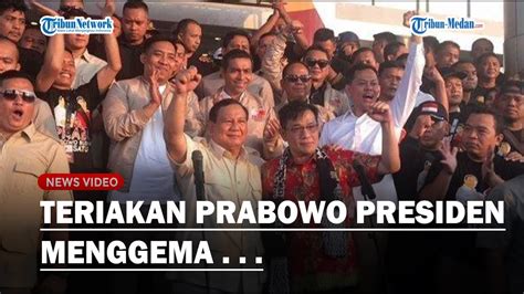 Ngeri Teriakan Prabowo Presiden Menggema Saat Deklarasi Relawan Prabu