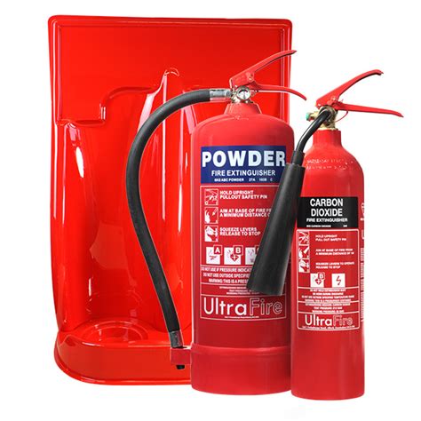 6kg Powder 2kg Co2 Fire Extinguisher And Double Stand Special Offer £10751 Inc Vat