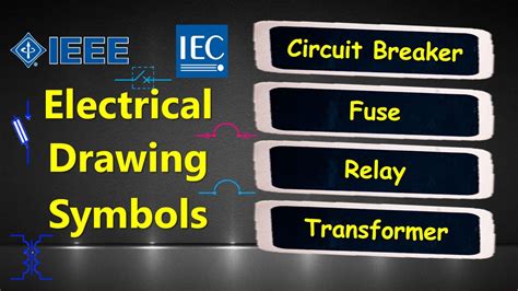 Electrical Symbols Electrical Drawing Symbols YouTube