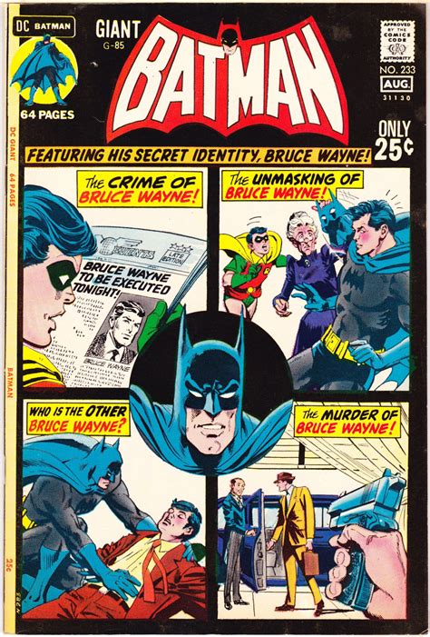 Batman 233 Comic Bronze Age Book 1971 DC VF 8 0 Comic Book