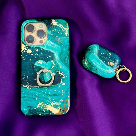 Emerald Marble AirPods Case – VelvetCaviar.com