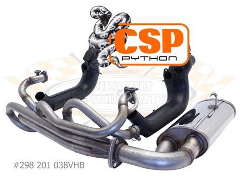 Auspuffanlage Python Typ Mit W Rmetauschern Custom Speed Parts Csp