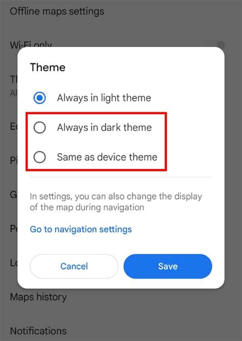 Como Ativar O Tema Escuro No Google Maps No Android
