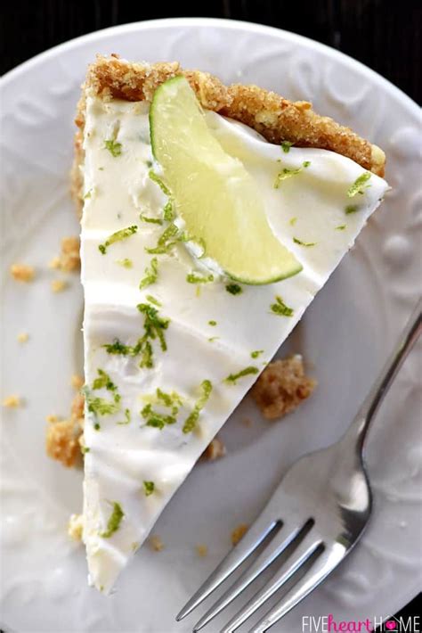 No Bake Frozen Margarita Pie Cool And Creamy With A Salty Sweet