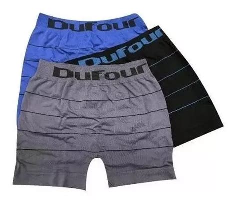 Pack X Boxer Dufour Sin Costura Algodon Rayado Tutim Cuotas Al