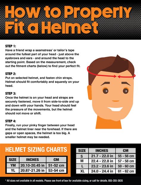 Helmet Size Chart