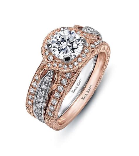 Kirk Kara Engagement Ring From The Pirouetta Collection White Gold