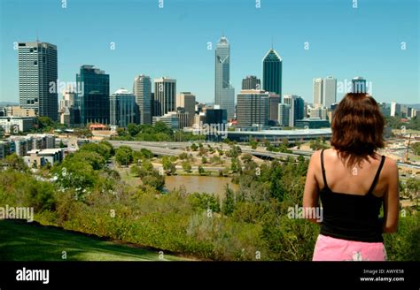 Skyline Perth Western Australia Stock Photo - Alamy