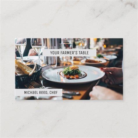 Restaurant Business Cards | Zazzle | Restaurant business cards ...