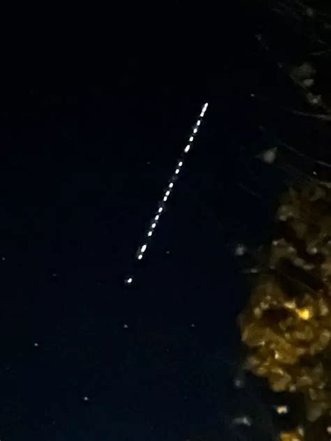 Starlink satellites: Line of lights in the sky wows Cornwall - Cornwall ...