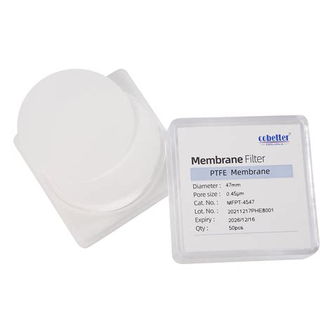 Hydrophobic Ptfe Membrane Filters Lab Disc Filters Cobetter