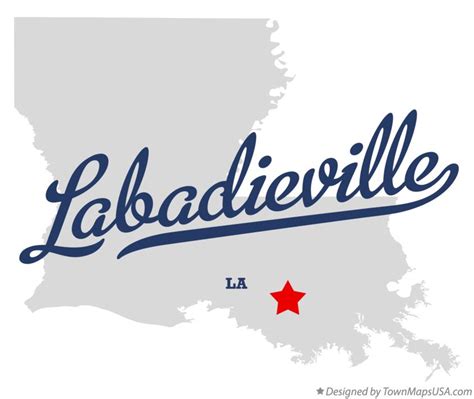 Map of Labadieville, LA, Louisiana