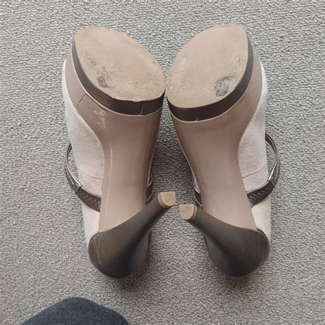 Jessica Simpson Shoes Jessica Simpson Js Cheetah Suede Peach Nude And Gold Platform Mary