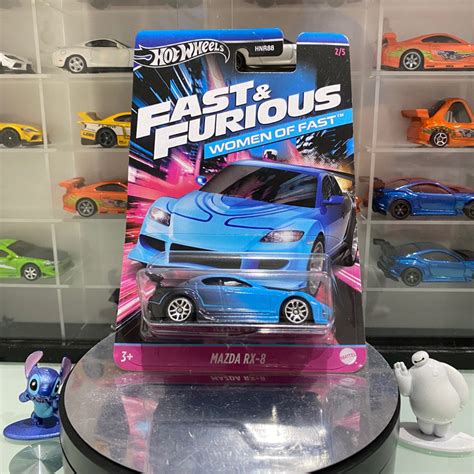 Hot Wheels Fast And Furious Mujeres De Honda S2000 Rosa Porsche Cayman GT4 Mazda RX8 Ford