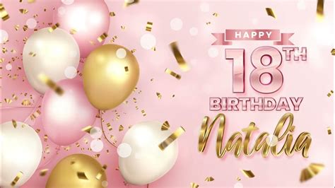 Happy 18th Birthday Natalia Youtube