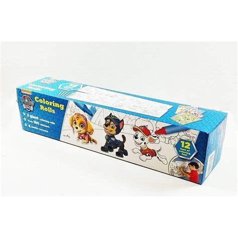BBW Paw Patrol Colouring Rolls ISBN Shopee Malaysia