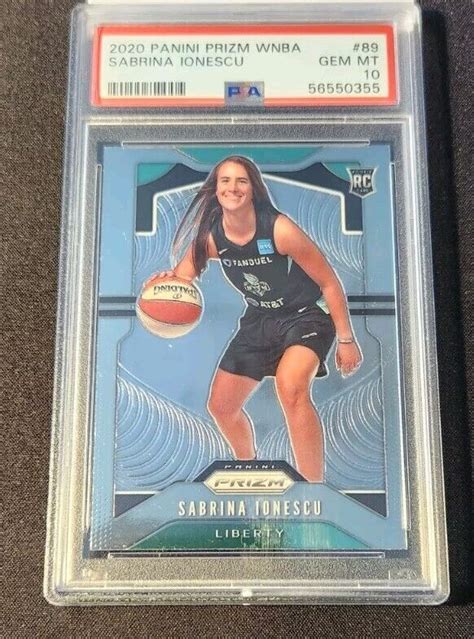 Panini Prizm Wnba Sabrina Ionescu Psa Gem Mt Rookie Rc