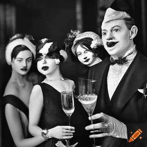 Group Celebrating New Years Eve In A 1920s Nyc Setting On Craiyon