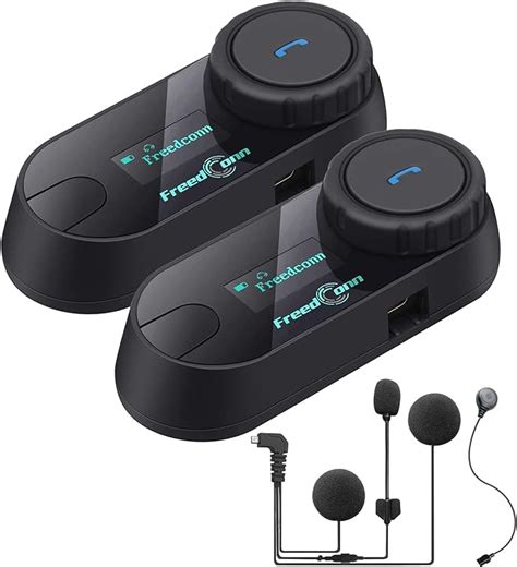 FreedConn TCOM SC Motorcycle Helmet Bluetooth Intercom Headset