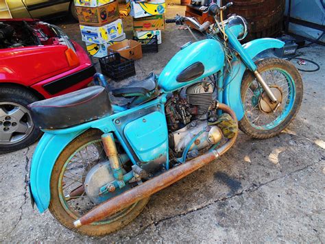 Restoration Project Ij 56 Rare Russian Motorcycle From 1958