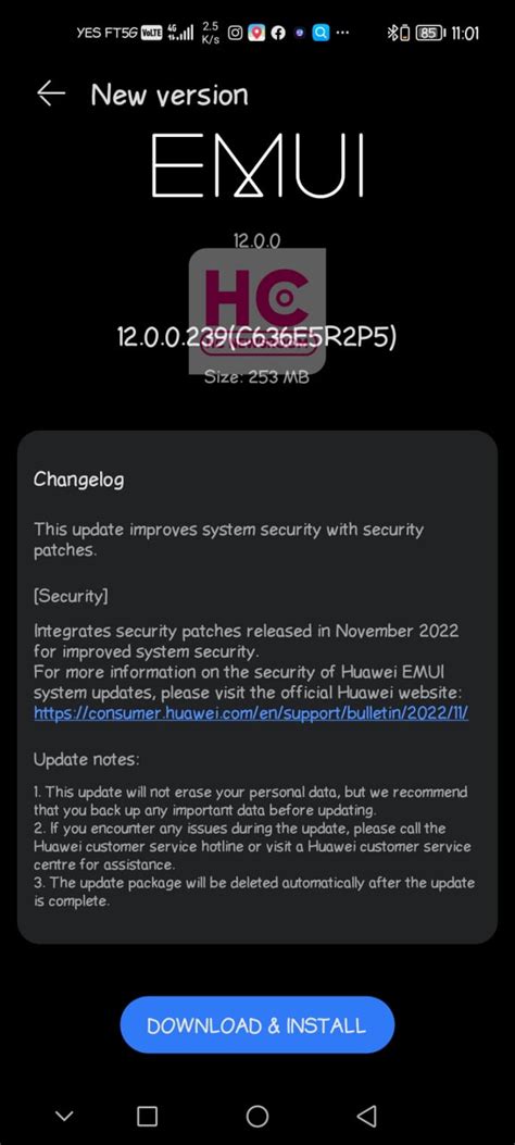 Huawei Nova November Emui Update Out Huawei Central