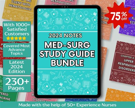 Med Surg Study Bundle 2024 Nursing Study Guide Med Surg Notes