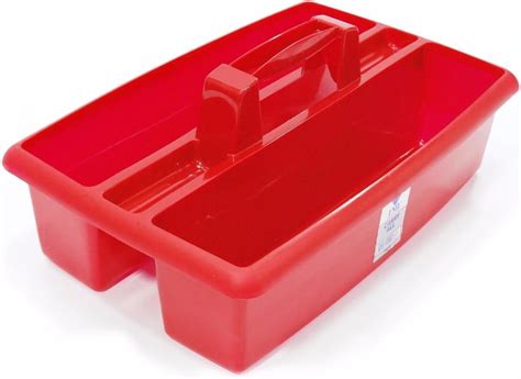 Vsl Large Red Plastic Carry All Caddy With Handle Uk Home