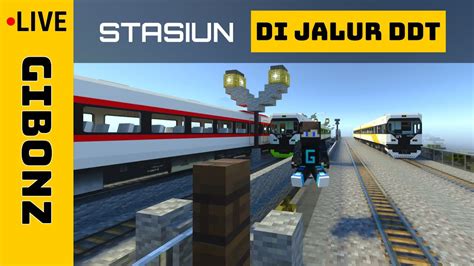 Live Stream Membuat Stasiun Kereta Dengan Jalur Double Track Di