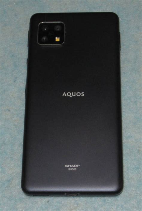 Yahoo オークション 送料無料 SHARP AQUOS sense5G SHG 03 au 白ロ