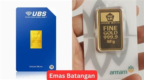 Emas Batangan: Jenis & Harga Emas Batangan 1 Gram - 1 Kg