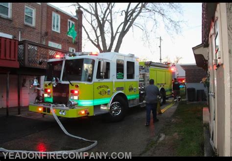 Yeadon Firefighters Assisted Darby Township With House Fire Yeadon