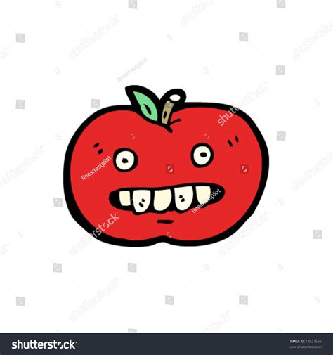 Bad Apple Cartoon Stock Vector Royalty Free 72927565 Shutterstock