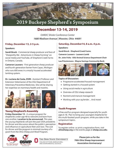 Buckeye Shepherds Symposium Osu Extension Highland County