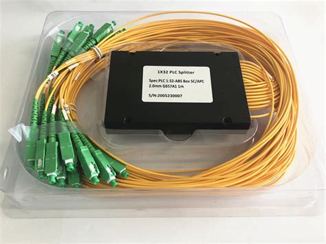 X Abs Cassette Type Sc Apc Fiber Optical Plc Splitter