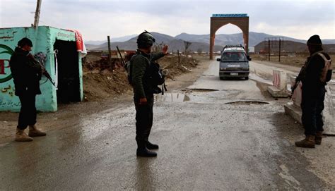 Afghanistan Ghazni Security Checkpoint Nawroz