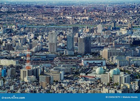 Arakawa and the City of Tokyo Stock Image - Image of residential, tree: 234561879