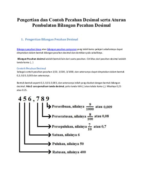 Detail Contoh Bilangan Desimal Koleksi Nomer