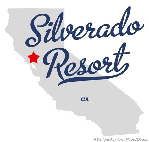 Map of Silverado Resort, CA, California