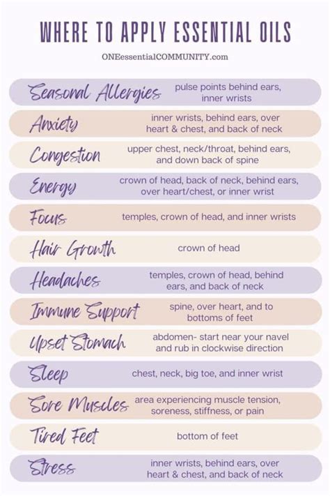 Where To Apply Essential Oils On The Body Artofit