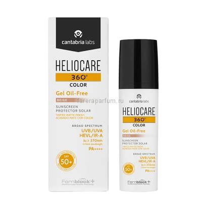 Хелиокаре Тональный солнцезащитный гель с SPF 50+ бежевый 50 мл. купить ...
