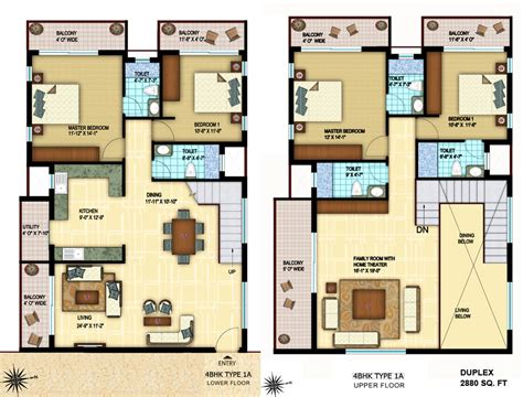 4 BHK Layout.