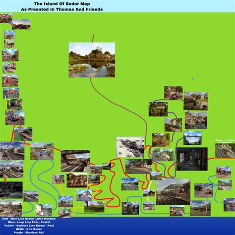 Island Of Sodor Map Fandom