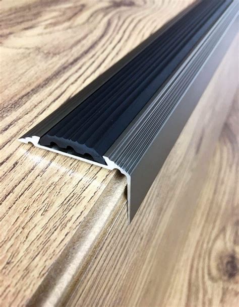 Buy Anodised Aluminium Stair Nosing Edge Trim Step Nose Edging Nosings