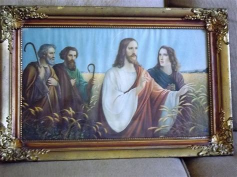 Devotionally Yours: Jesus and some of the disciples in a field...