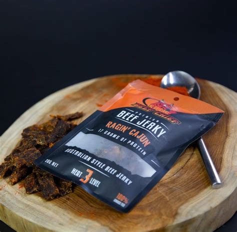 Ragin Cajun Beef Jerky Australian Made Original Beef Chief