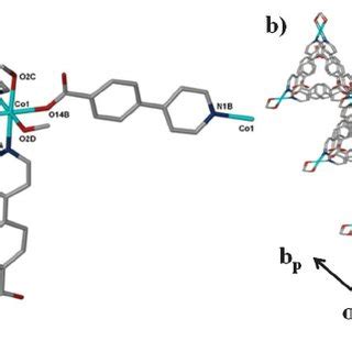 A The Coordination Environment Of Co Ii In The Labelling Shows