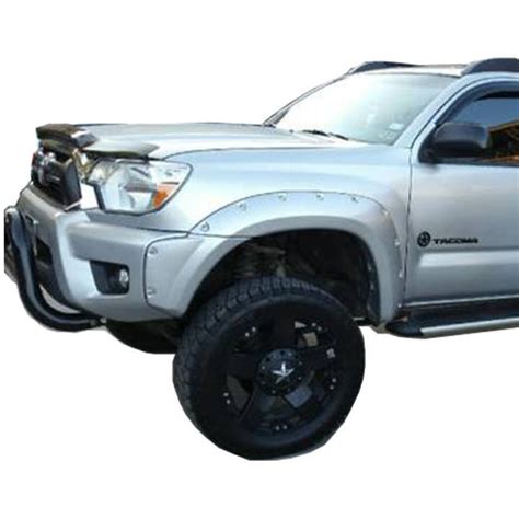 2012-2015 Toyota Tacoma 60.3" Bed Fender Flare Set - Bolt Style (Pocket ...