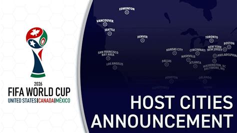 Fifa World Cup Host Cities Announcement Youtube