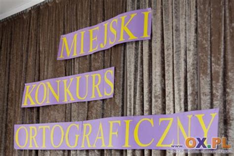 Miejski Konkurs Ortograficzny Ox Pl